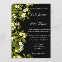 Spring Apple Blossom Wedding Invite