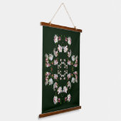 Spring Apple Blossoms Bloemen Abstract Hangend Wandkleed (Gebogen)