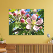 Spring Apple Blossoms Canvas Afdruk (Insitu (Woonkamer))