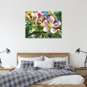 Spring Apple Blossoms Canvas Afdruk (Insitu (Slaapkamer))