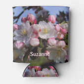Spring Apple Blossoms Natuur gepersonaliseerd Blikjeskoeler (Voorkant)