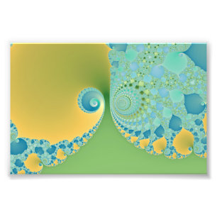 Spring Arrives - Fractal Art Foto Afdruk
