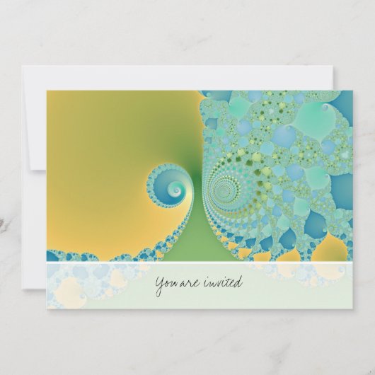 Spring Arrives - Fractal Art Kaart (Voorkant)