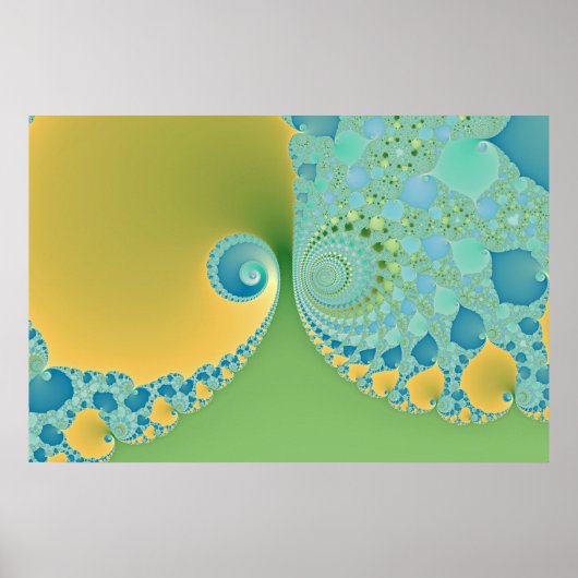 Spring Arrives - Fractal Art Poster (Voorkant)
