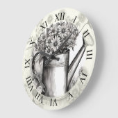 Spring Art, Watering can, Zwart & wit kunst Grote Klok (Hoek)