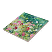 Spring Artistry Kosmos Bloemen Tegeltje (Zijkant)