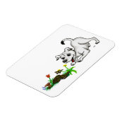 Spring-awake, puppy met vlinder magneet (Linkerzijde)