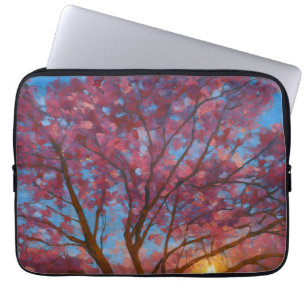 Spring Awakening - Blooming Tree Landscape Laptop Sleeve