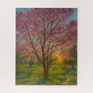 Spring Awakening - Blooming Tree Landscape Legpuzzel
