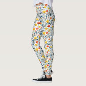 Spring Awakening: grillig bloemenpatroon Leggings (Links)