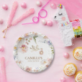 Spring Baby in Bloom Shower Papieren Bordje (Feest)