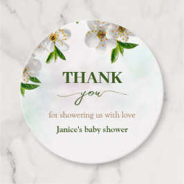 Spring Baby in het Baby shower Bloom Dank u Bedankjes Labels