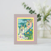 SPRING BABY, NIEUWE ARRIVAL FAIRY FILLY HORSE FANT FEESTDAGENKAART (Staand voorkant)