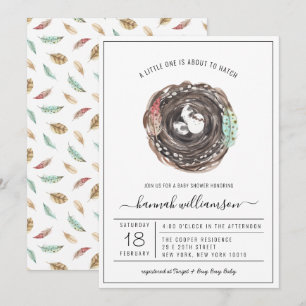 Spring Baby Op naar Hatch Baby shower Kaart