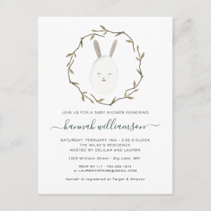 Spring Baby   Pasen Baby Shower Uitnodiging Briefkaart