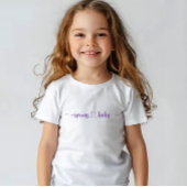 Spring Baby Violet Print Baby shower