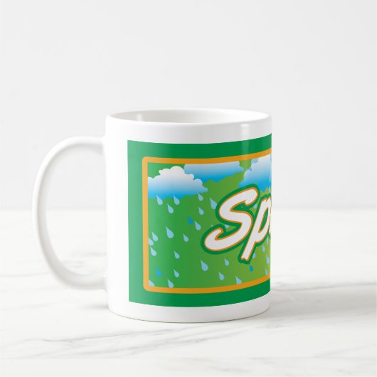Spring Banner-teken Koffiemok (Links)