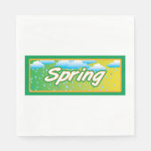 Spring Banner-teken Servet (Voorkant)