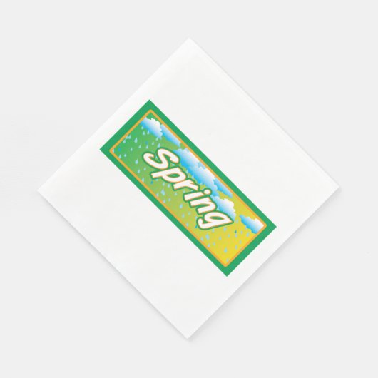 Spring Banner-teken Servet (Hoek)