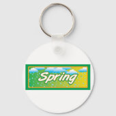 Spring Banner-teken Sleutelhanger (Voorkant)