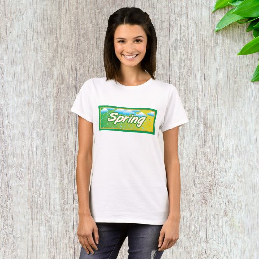 Spring Banner-teken T-shirt