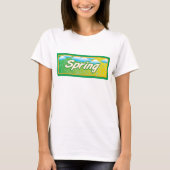 Spring Banner-teken T-shirt (Voorkant)