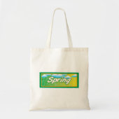 Spring Banner-teken Tote Bag (Voorkant)