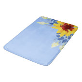 Spring Bathroom Decor met Bluebonnets Badmat (Gekanteld)