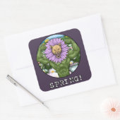 Spring Beast Vierkante Sticker (Envelop)