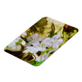 Spring Beauty a Wildflower Abstract Impressionisme Magneet (Linkerzijde)