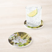 Spring Beauty a Wildflower Abstract Impressionisme Zandsteen Onderzetter (Zijkant)