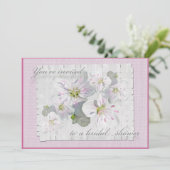 Spring Beauty Bridal Shower Kaart (Staand voorkant)