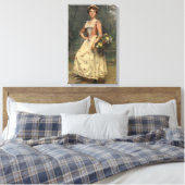 Spring Beauty (door Raimundo de Madrazo y Garreta) Canvas Afdruk (Insitu (Slaapkamer))