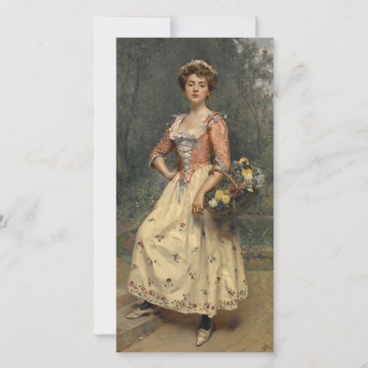 Spring Beauty (door Raimundo de Madrazo y Garreta) Kaart (Voorkant)