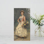 Spring Beauty (door Raimundo de Madrazo y Garreta) Kaart (Staand voorkant)