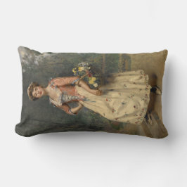 Spring Beauty (door Raimundo de Madrazo y Garreta) Kussen