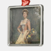 Spring Beauty (door Raimundo de Madrazo y Garreta) Metalen Ornament (Links)
