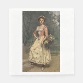 Spring Beauty (door Raimundo de Madrazo y Garreta) Servet