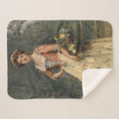 Spring Beauty (door Raimundo de Madrazo y Garreta) Sherpa Deken (Voorkant (horizontaal))