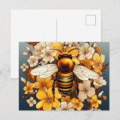 SPRING BEE BRIEFKAART (Voorkant / Achterkant)