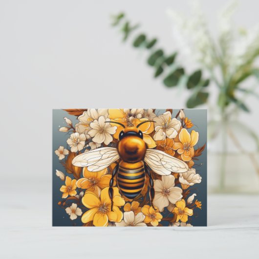 SPRING BEE BRIEFKAART (Staand voorkant)