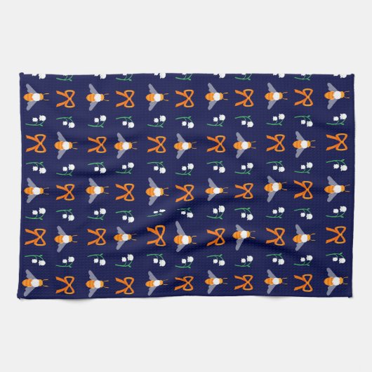 Spring Bee keukenhanddoek (Horizontaal)