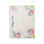 Spring Beetles gepersonaliseerd Notitieblok (Linkerzijde)