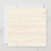 Spring Berry krans foto uitnodiging (Achterkant)