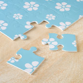 Spring Bichon Frise Dog met Flowers - Cute Legpuzzel (Zijkant)