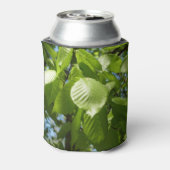 Spring Birch Leaves Green Tree Blikjeskoeler (Blikje Achterkant)