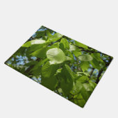 Spring Birch Leaves Green Tree Deurmat (Schuin)