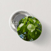Spring Birch Leaves Green Tree Ronde Button 3,2 Cm (Voorkant /achterkant)
