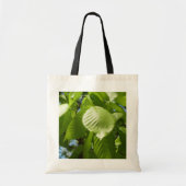 Spring Birch Leaves Green Tree Tote Bag (Voorkant)