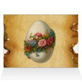 SPRING BIRD, FLOWER TREE, paaseiperkament (Binnen Horizontaal (Boven))